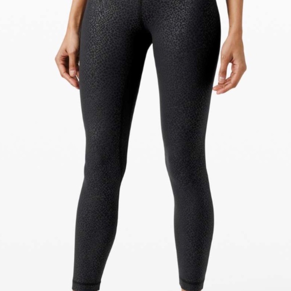 ⚫️ Lululemon Align HR Pant  25" Code Emboss Black - Picture 5 of 9